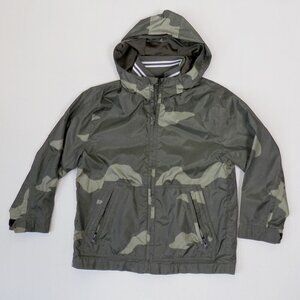 gap kids zip up lightweight jacket with hood pockets camo spring